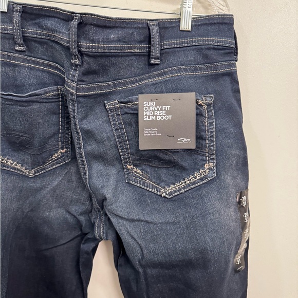 Silver jeans Curvy fit suki mid rise boot size 20/31 - Picture 4 of 5